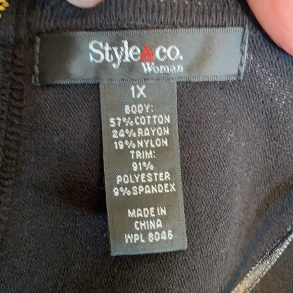 NEW 1X Style & co. beautiful blouse - Picture 8 of 8